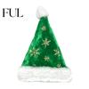 Winter Holiday Gathering Apparel Christmas Santa Hat with Red Sequin, Plush Velvet Party for Sequin Adults Adults, Festive Costume Accessory Xmas New
