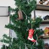 Christmas Tree Decoration Resin Pendant American Cowboy Boot Pendant Christmas Family Party Indoor and Outdoor Hang Ornament