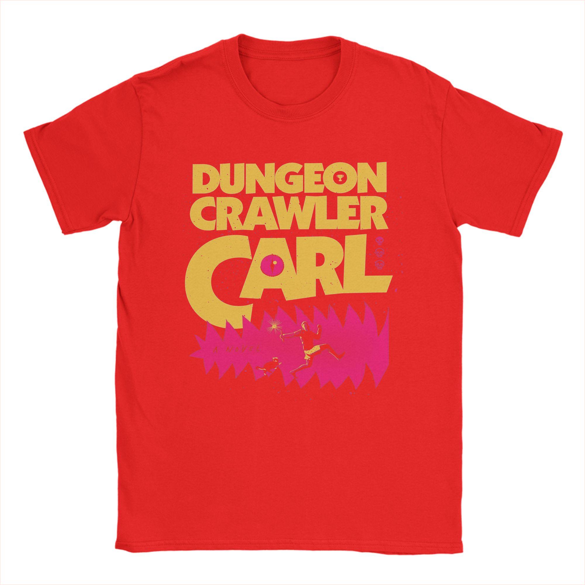

Men New Achievement Dungeon Crawler Carl T Shirt Pure Cotton Clothes Funny Short Sleeve Round Collar Tee Shirt Printing TShirt S