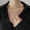 Többrétegű Arany Kígyólánc Nyaklánc Nőknek Egyszerű Ins Vintage Gallérlánc Choker Kiegészítők