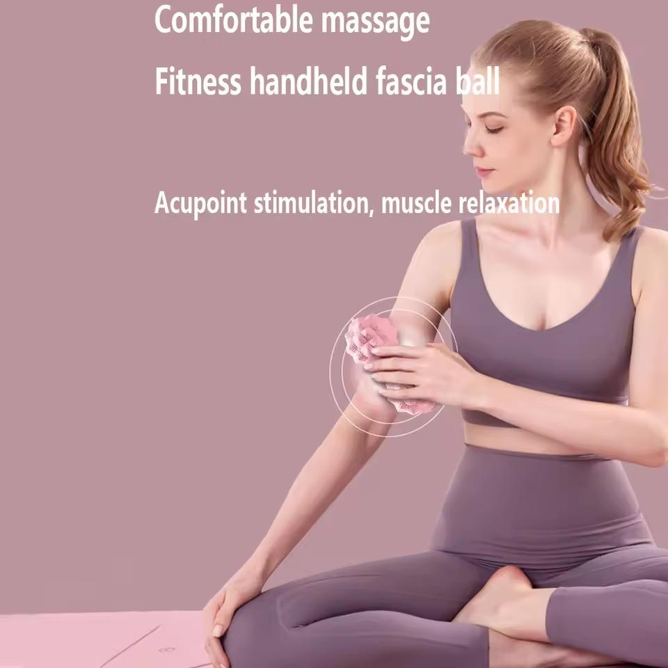 1Pcs Fascia Ball Muscle Massage Tool For Hand Shoulder Neck Sole - Songhua Rolling Ball Yoga Fitness Equipment For Body Care