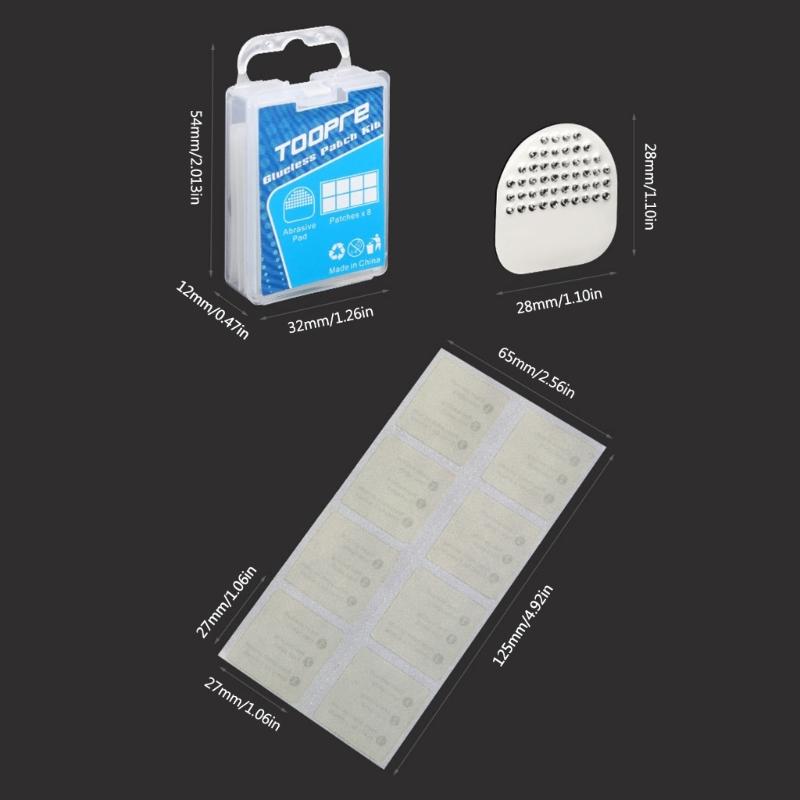 Bike Tyre Repair Kit Bike Tire Patch Repair Kit Glueless Bicycles Inner Tire Puncture Patch with Levers for Road Bikes