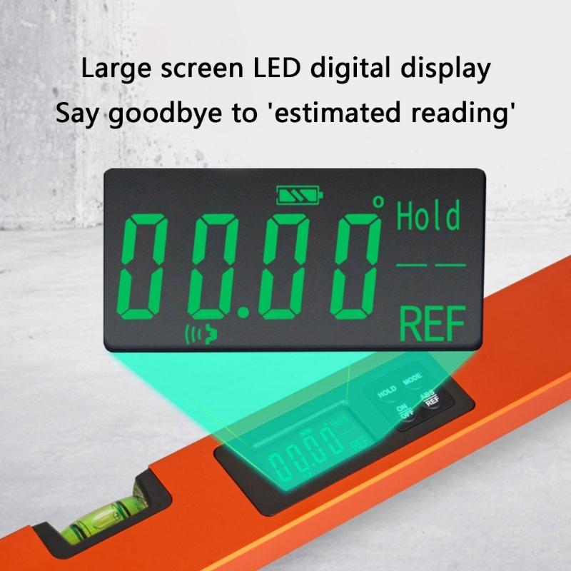 High Accuracy Digital Level With Magnetic Base LED Display Spirit Level For Horizontal Vertical Slope Measurement