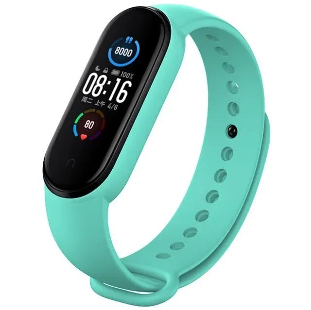 Watch Strap For Xiaomi Mi Band 7 6 5 4 3 Wristband Silicone Bracelet Wrist Straps MiBand 3/4 Band5 Band6 Smartwatch Accessories