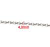 Multi-style Stainless Steel Waterproof Non Tarnish Jewelry Chains for DIY Necklace Bracelet Making Fashion Accessories Roll