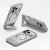 Hidden folding bracket iPhone11ProMax mobile phone case skin-sensitive magnetic suction Apple 11 matte anti-drop protective case