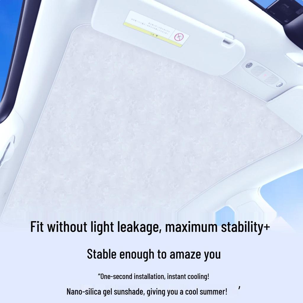 Avatr Sunroof Silicone Honeycomb Sunshade with Color-Changing Suction for Heat Insulation