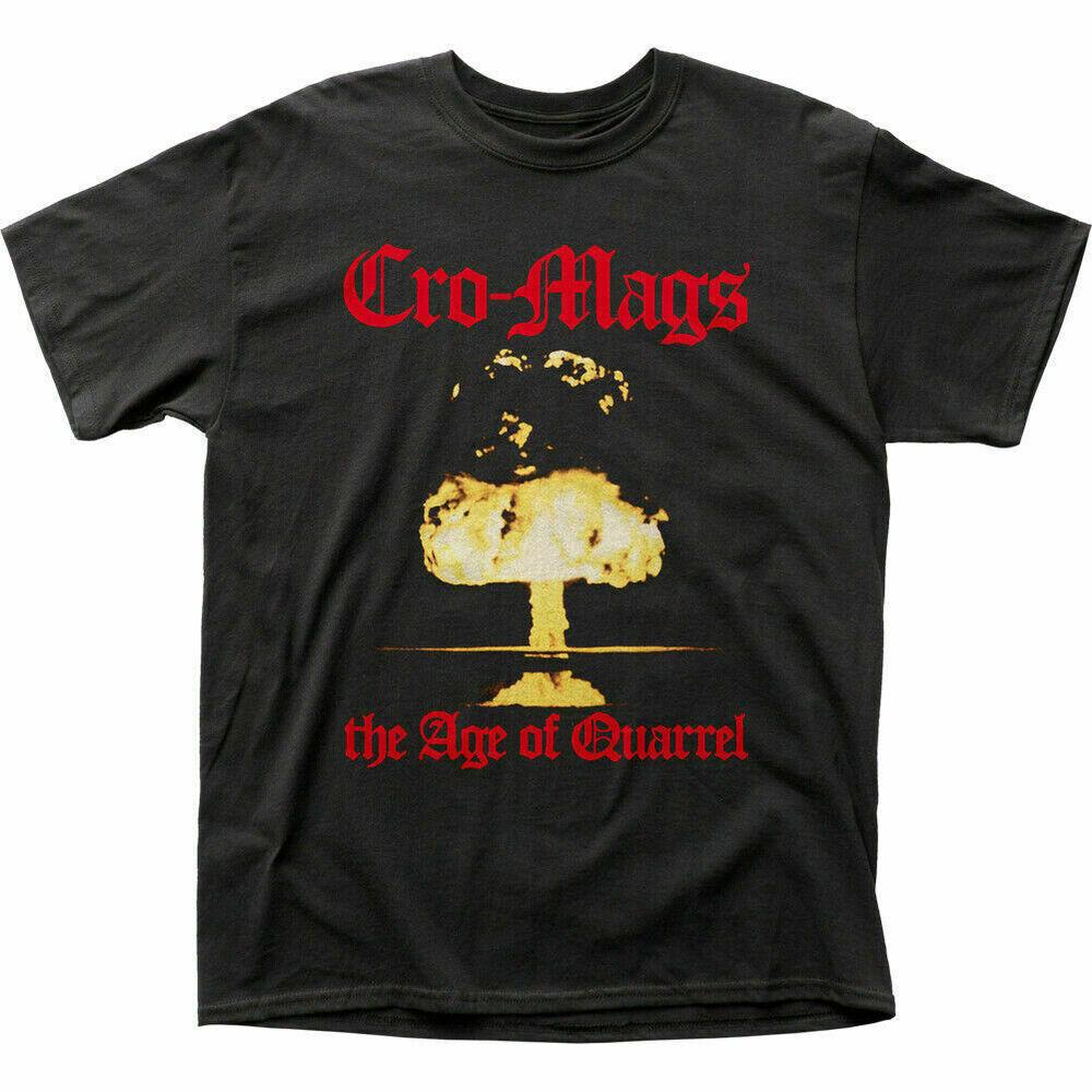 

Черная футболка унисекс Cro Mags The Age Of Quarrel Rock N Roll Band