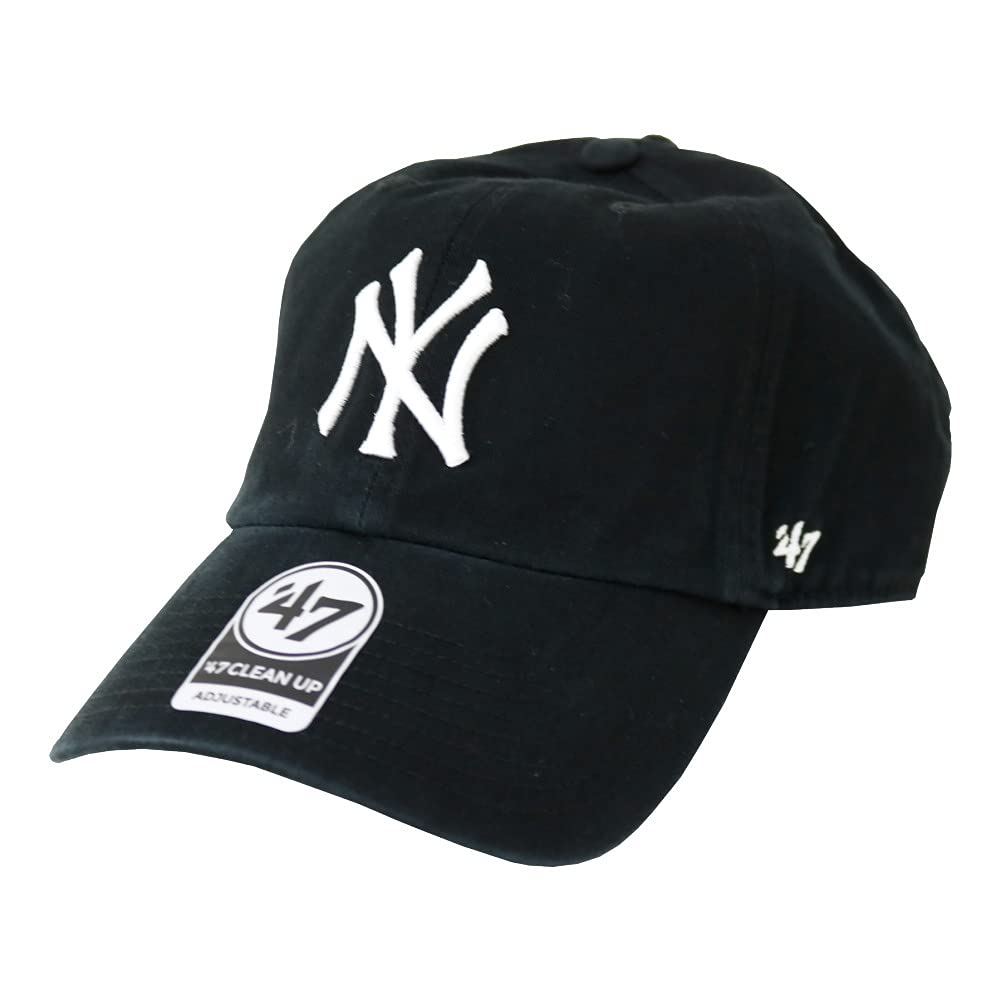 47Brand CLEAN UP Baseball Cap Yankees Angels F - & (Yankees Black)