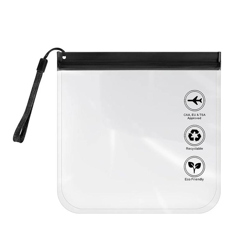 Luggage Transparent Travel Use Leakproof Flight Make Up Waterproof Bag For Women Reusable Airport Security Toiletry Bag