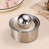 Stainless Steel Dumpling Maker Dough Presser Round Mold For Dumpling Pie Rolling Tool Quick Noodle Wrapper Baking Kitchen Gadget