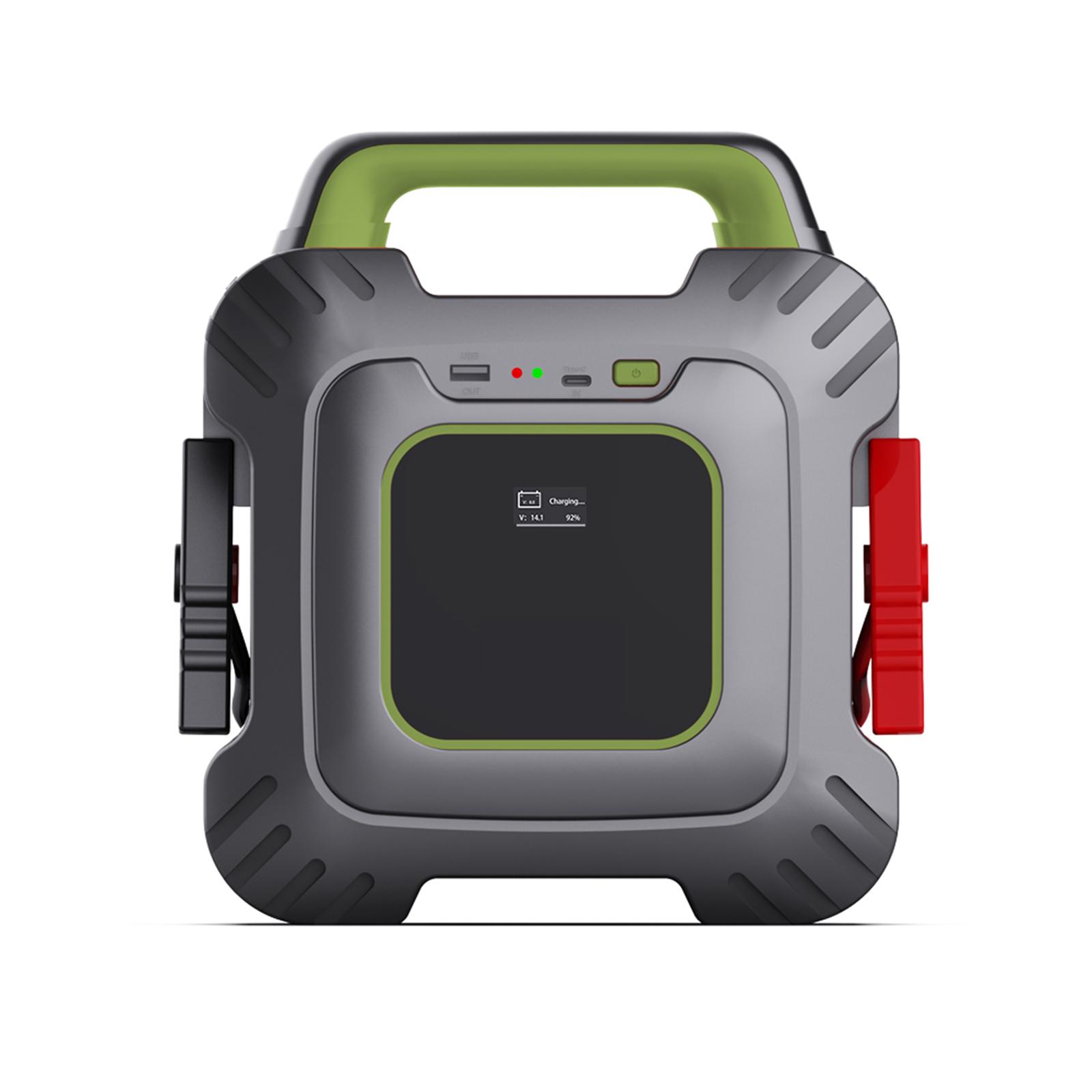 

Автомобильный пусковой агрегат 12 В 18000 Ф сверхмощный автомобильный аварийный усилитель пусковое устройство портативный внешний аккумулятор аварийный пусковой источник питания зелёный