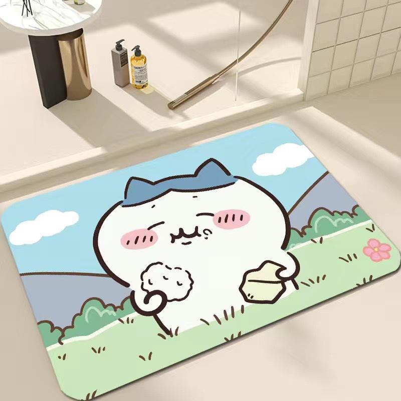 Cartoon Floor Mat Bathroom Floor Mat Entrance Door Mat Toilet Door Suction Foot Mat