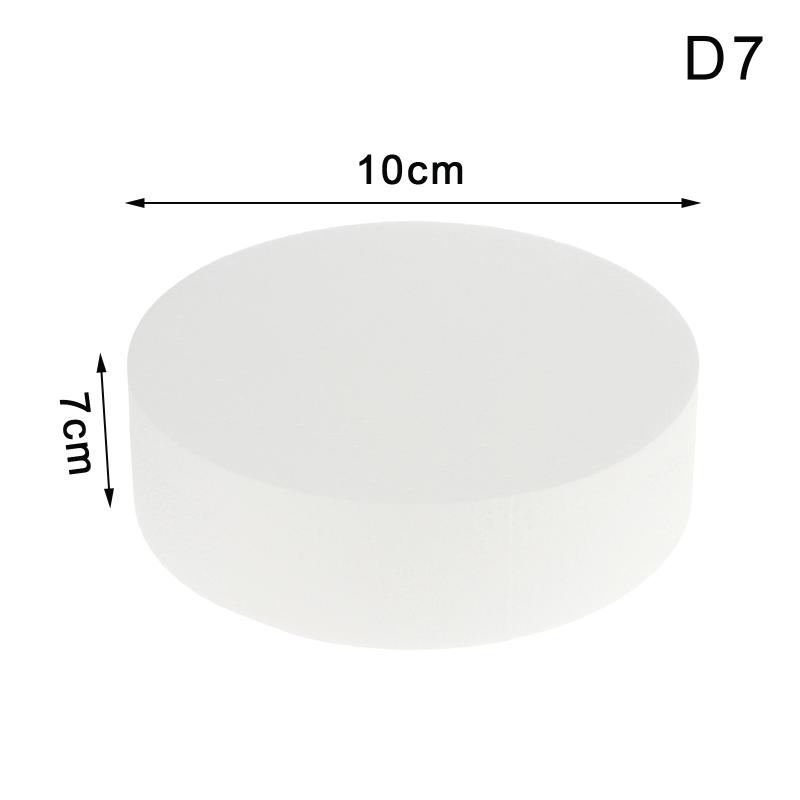 4/6/8/10 Inch Cake Foam Mould Ps Foam Flower Decor Cake Dummy Practice Sugarcraft Model Lightweight Diy Decorations