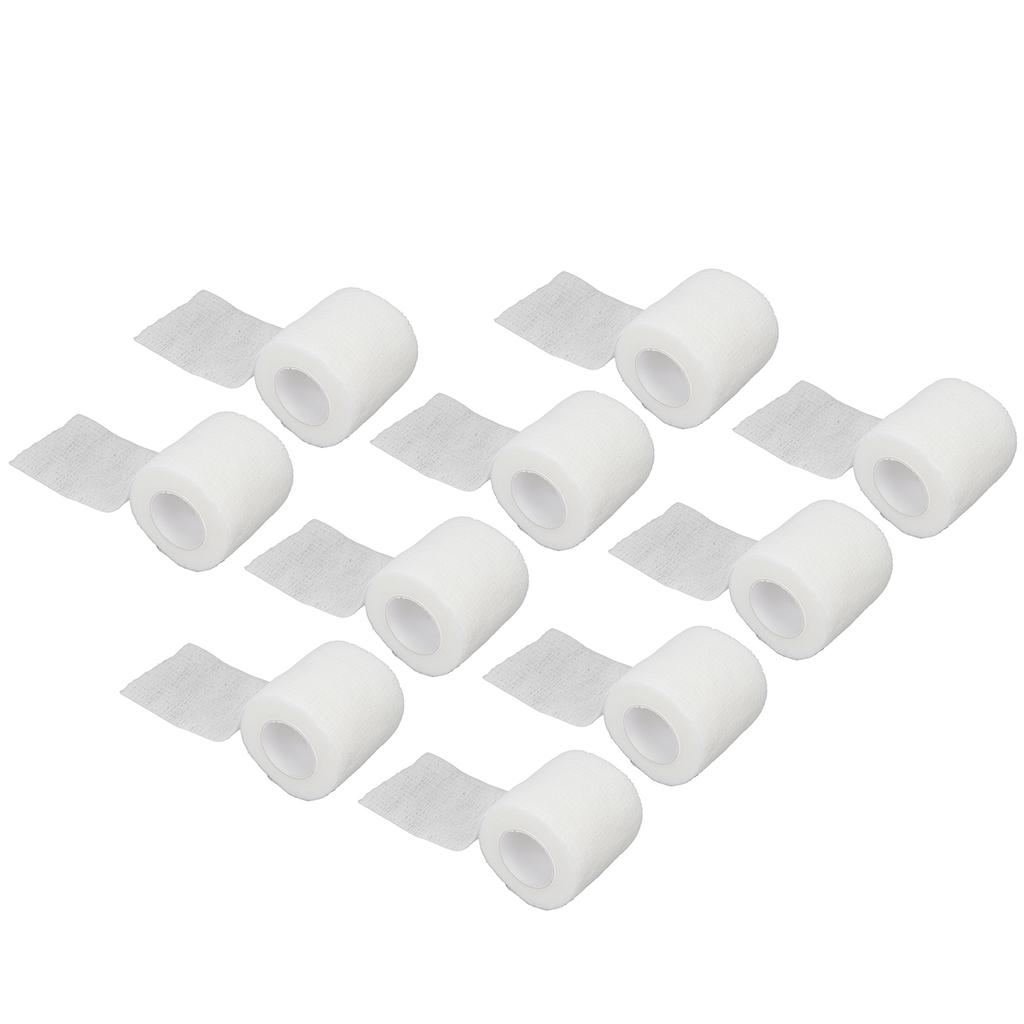 10Pcs Self Adhesive Bandage Wrap Multifunction Disposable Shockproof Anti Slip Tattoo Handle