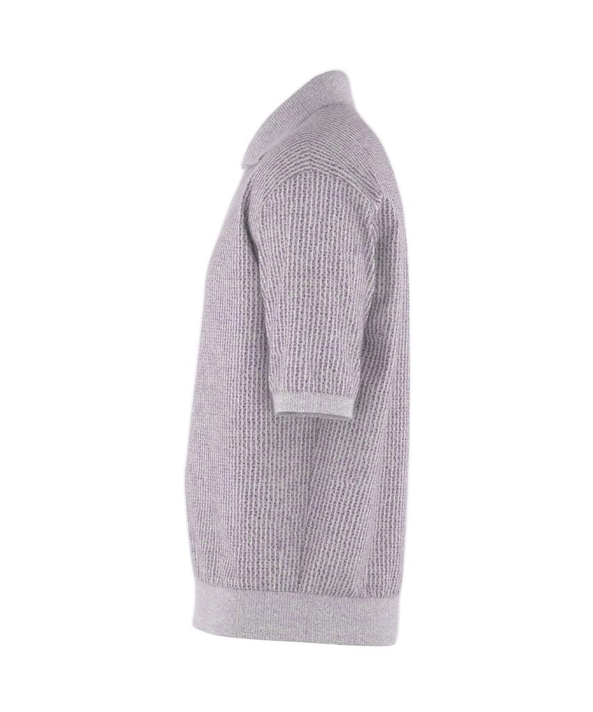 DREAMWORLD Bookle Half Collar Knit (Purple)