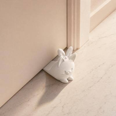 3D Printed Door Stoppers, Cute Cat Door Stopper Wedge, Thick Stable Non-Slip Windproof Anti-Collision Doorstop for Home Floor Desktop Ornament