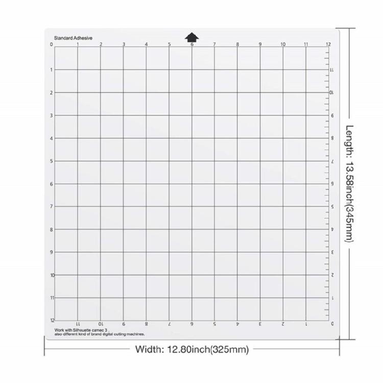 3 Sheets Adhesive Cutting Mats Silhouettes Cameo Replacement Cutting Mats PVC