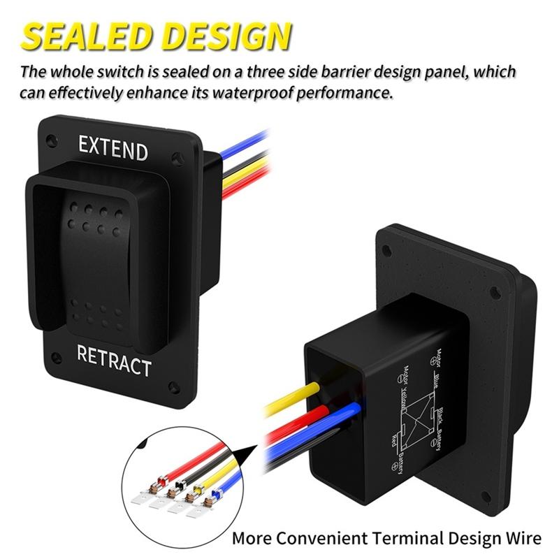PN-DR Yacht Modification Panel Switch Waterproof Switch Momentary Switch Waterproof RV Switch