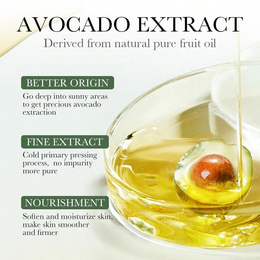 Avocado Anti-wrinkle Essence Organic Formula Intensely Moisturizes and Softens Skin Reducing Dryness and Wrinkles