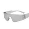 2000er Ästhetik Y2K Sonnenbrille Herren Einteilig Sport Sonnenbrille Damen Vintage Wrap Around Shades Mode Punk Schutzbrille Brillen
