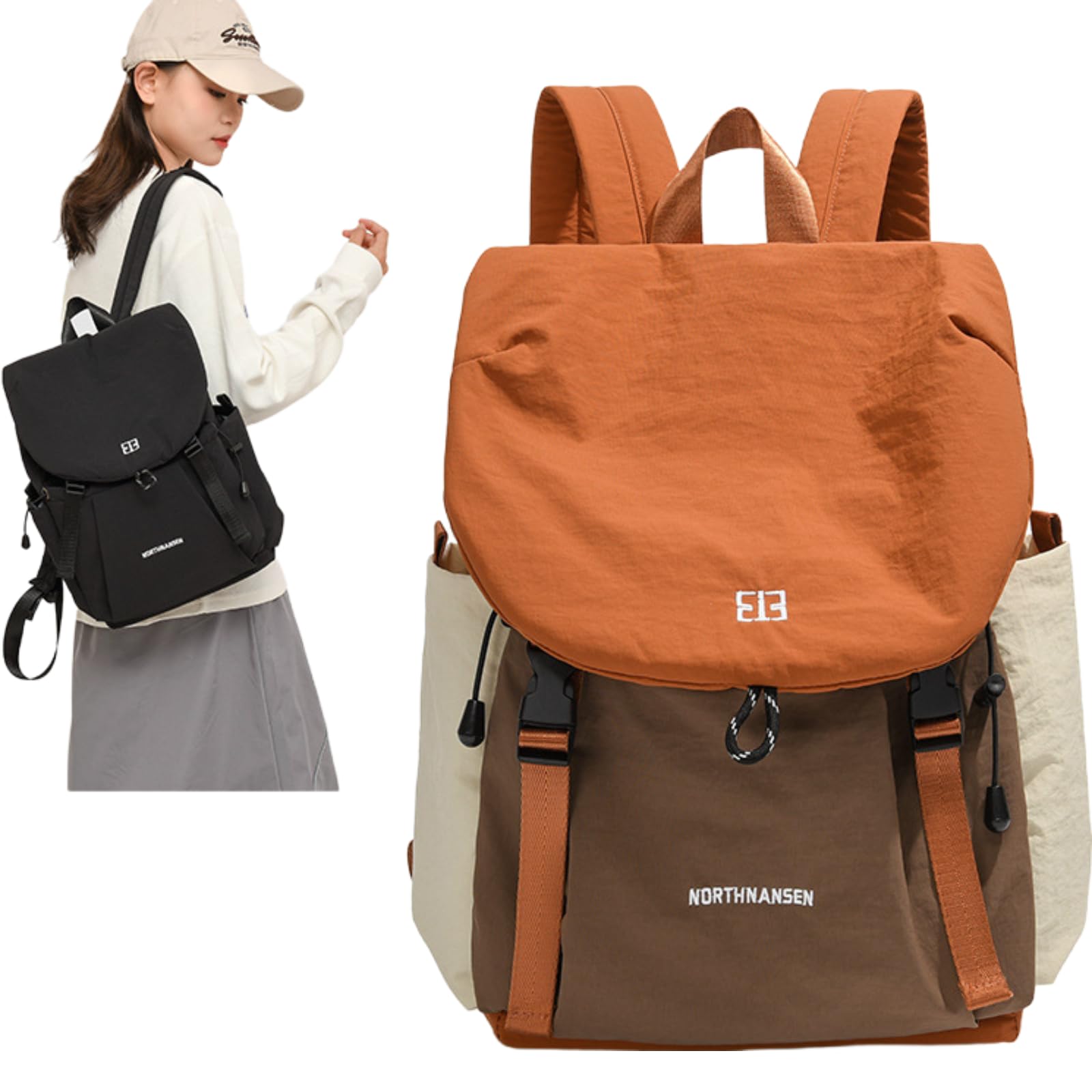 

Travel For Mini Laptop Urban orange [GDGZJJD] Women s Rucksack, Small, Lightweight, Waterproof, Rucksack, 330g, Ultra-lightweight Design, Commuting, оранжевый