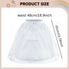 Crinoline Dress with Petticoat for Girls, Ideal Prom, Cosplay Parties And Princess Dresses.