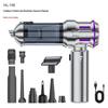 4-in-1 Handheld Car Vacuum: Brushless Motor, Electric Duster, Vacuum Pump & Inflator