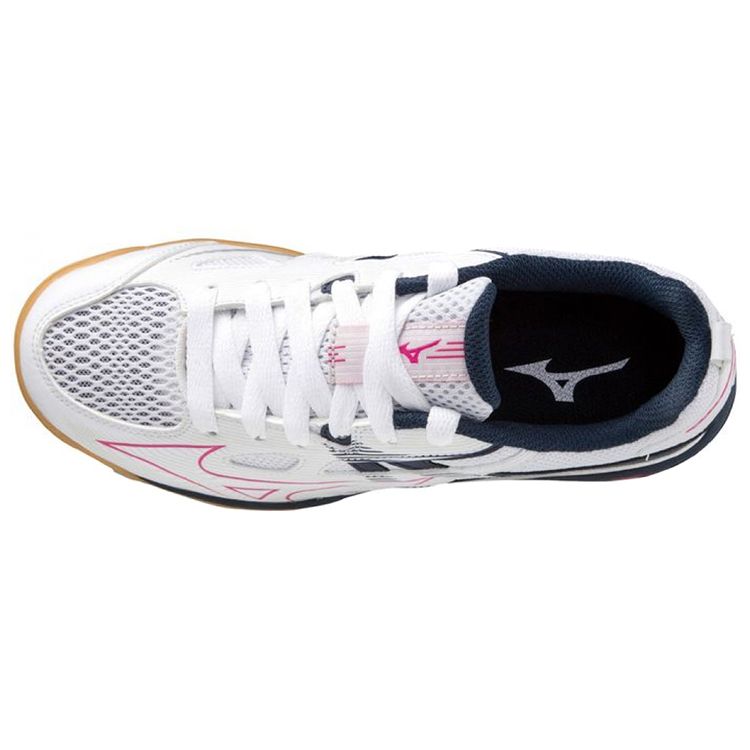 Mizuno Wave Kaiserburg 7 Wide White Pink Men Sneakers Navy 81GA222064