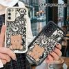 Phone Case: 2D Flat Samsung Galaxy A34 A35 M05 M06 S20 S22 S21 FE Plus 5G Protective Case, Brown Bear, Christmas and Halloween Gift
