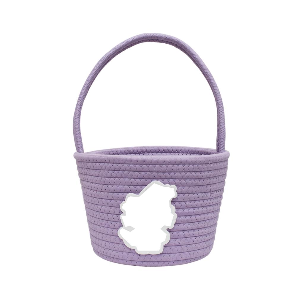 Halloween Handwoven Storage Basket - Decorative for Candy, Treats, and Party Organization