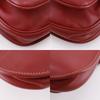 GUCCI Old Gucci Shoulder Bag 001.904.1059 Interlocking G Red Calfskin Women Used