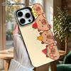Phone Case: 2D Flat, Fits iPhone 18, 17, 16, 15, 14, 13 Pro, Color Silver Protective Case, Couple Style, Fruit Capybara, Christmas and Halloween Gifts