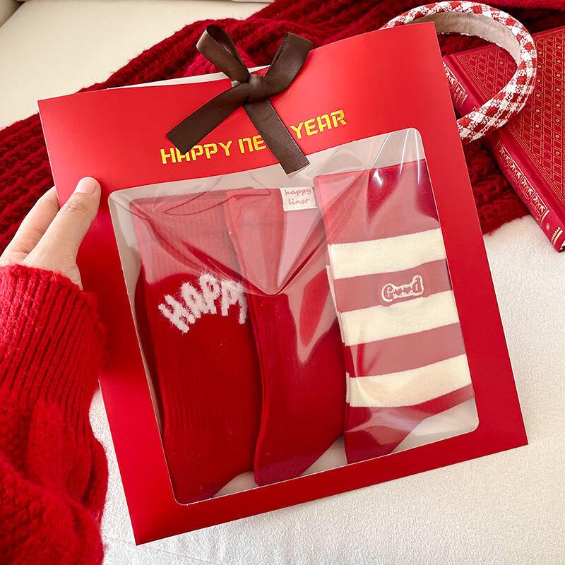 LCsanyp Lucky New Year Socks