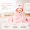 Super Soft Infant Bath Towel Coral Fleece Baby Blanket with Hood Toddler Thin Bathrobe  Unisex