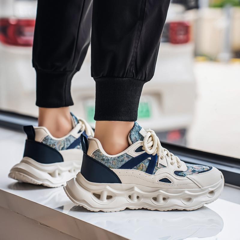 Men's Casual Sneakers Breathable Luxury Trainer Race Shoes Fashion Loafers Running Shoes for Male