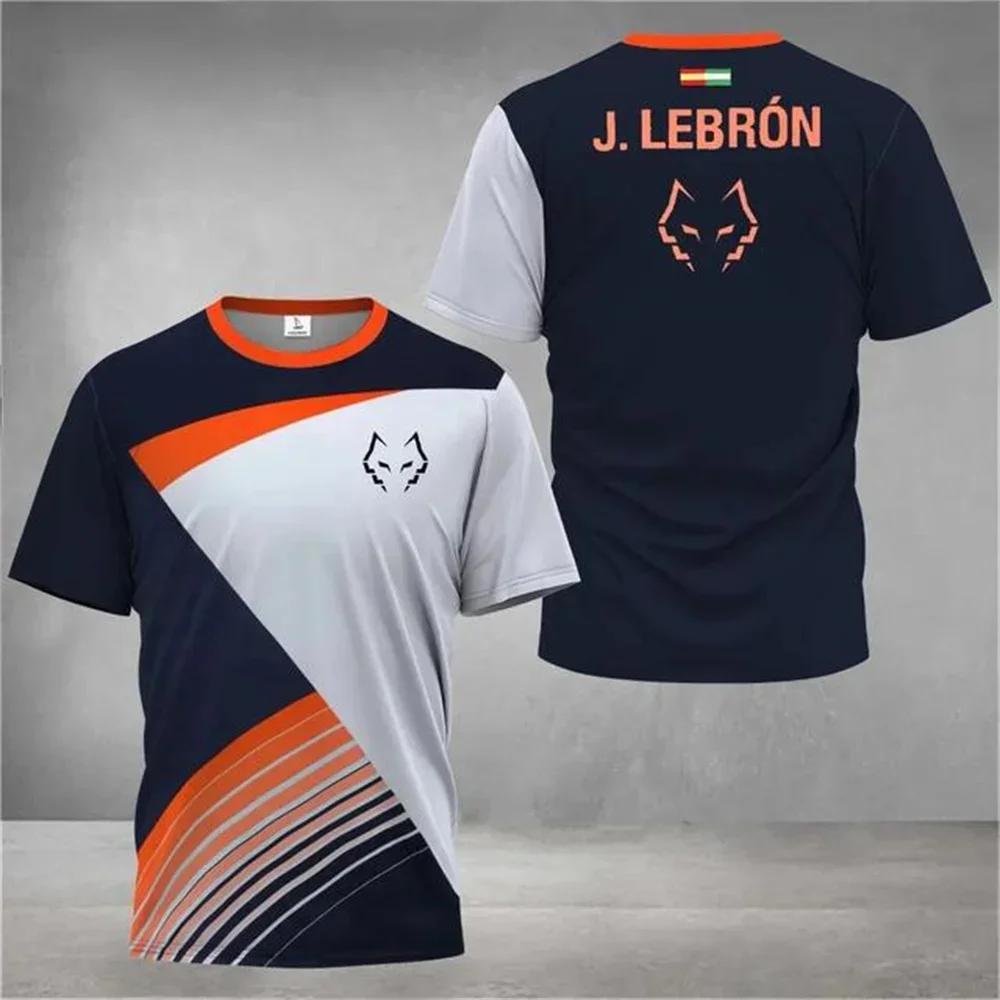 Juan Lebron Fox Harajuku Pánské tričko Tenis Badminton Módní Sportovní Tričko Prodyšné Běžecké Krátký Rukáv Dětská Trička Topy