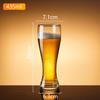 ZISIZ Large Handmade Glass Beer Mug