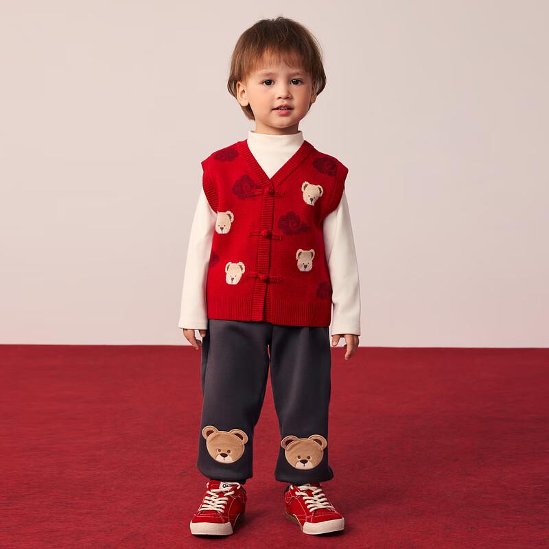 PawinPaw New Year Cartoon Bear Baby Vest