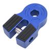 Winch Shackle Mount 30000Lbs Loading Iron Pin Rubber Guard Universal for ATV Pickup Soft Shackle D Ring Blue