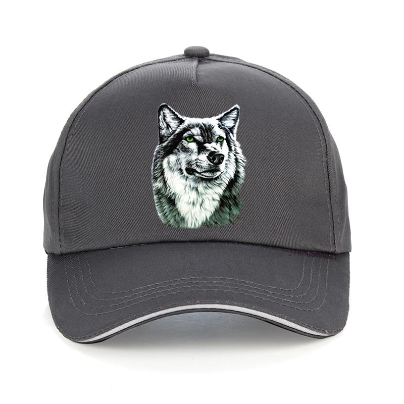 Unisex Animal 3D Print Wolf Baseball Caps Hip-Hop Trucker Unisex Outdoor Sport Sunhat Women Breathable Snapback Adjust Hat