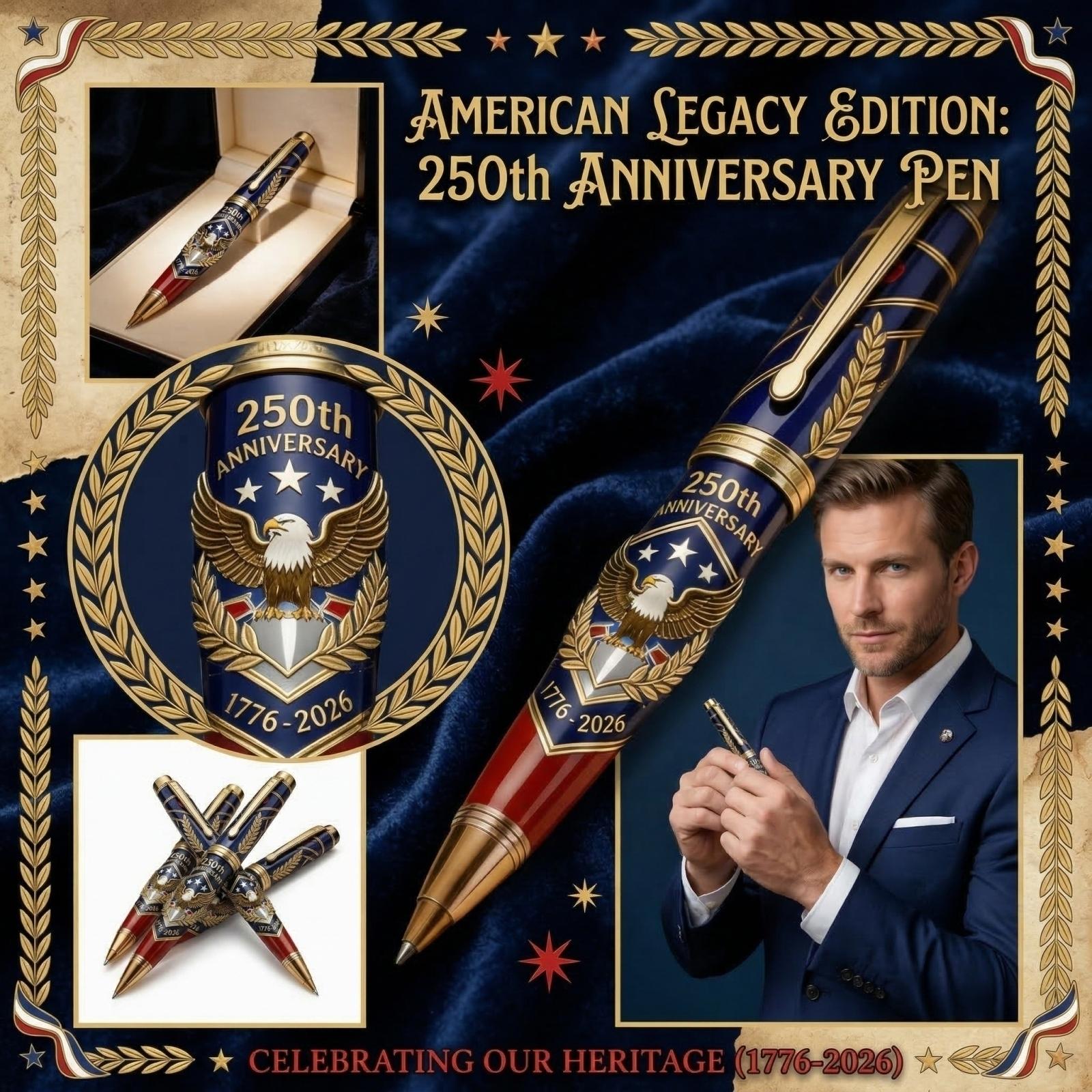 

250th Anniversary Ballpoint Pen One Size синий