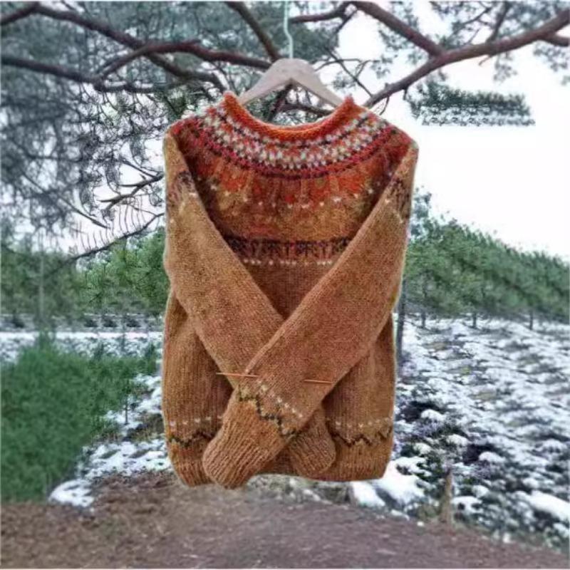 Dámská móda Ležérní podzim Zima Svetry s dlouhým rukávem do O-výstřihu