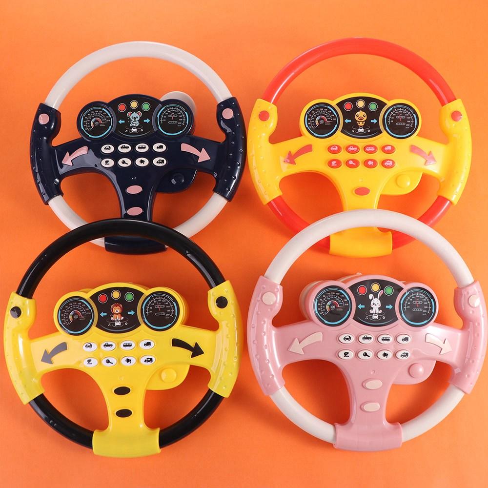 Electric Steering Wheel Vocal Toys Copilots Stroller Copilot Steering Wheel Infant