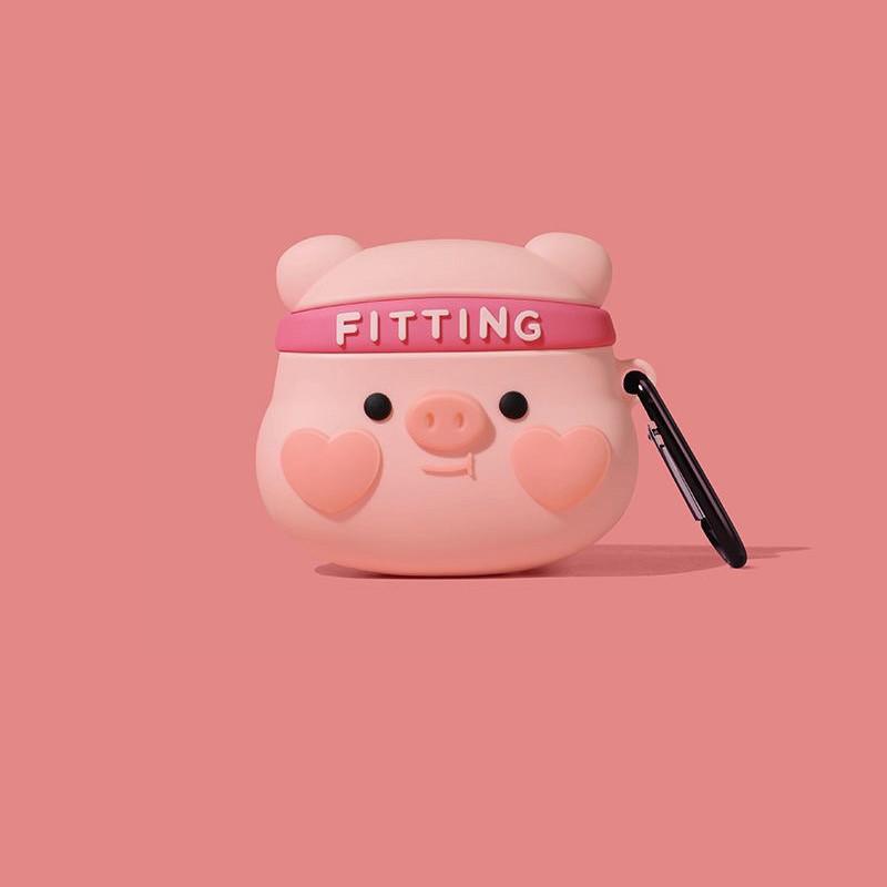 3D-Silikon für OPPO Enco Air-Hülle, Cartoon-Silikon-Schutzhülle für die drahtlose Bluetooth-Kopfhörerhülle von oppo Enco Air2