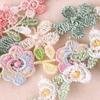 Computer Embroidery Cartoon Flower Color Petal Hand Account Diy Lace Accessories Water Soluble Embroidery Ribbon Cloth Sticker