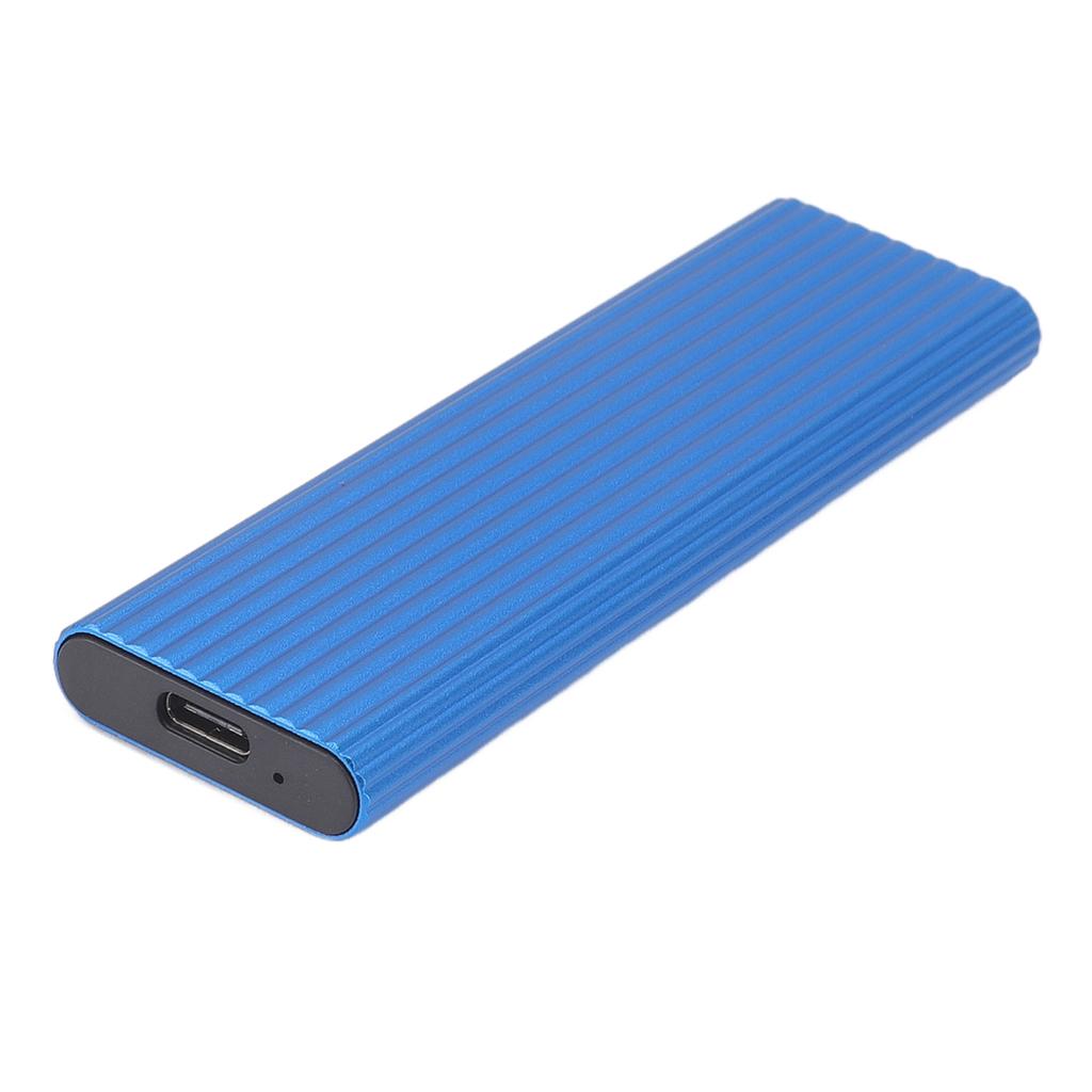 M.2 SSD Enclosure Adapter Tool Free Aluminum Alloy Shell High Speed USB C 3.1 Enclosure Adapter for Home Office