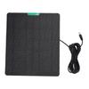 10W ETFE Solar Panel Fit for Ring Security Camera DC5521 Interface Universal Solar Charger Black