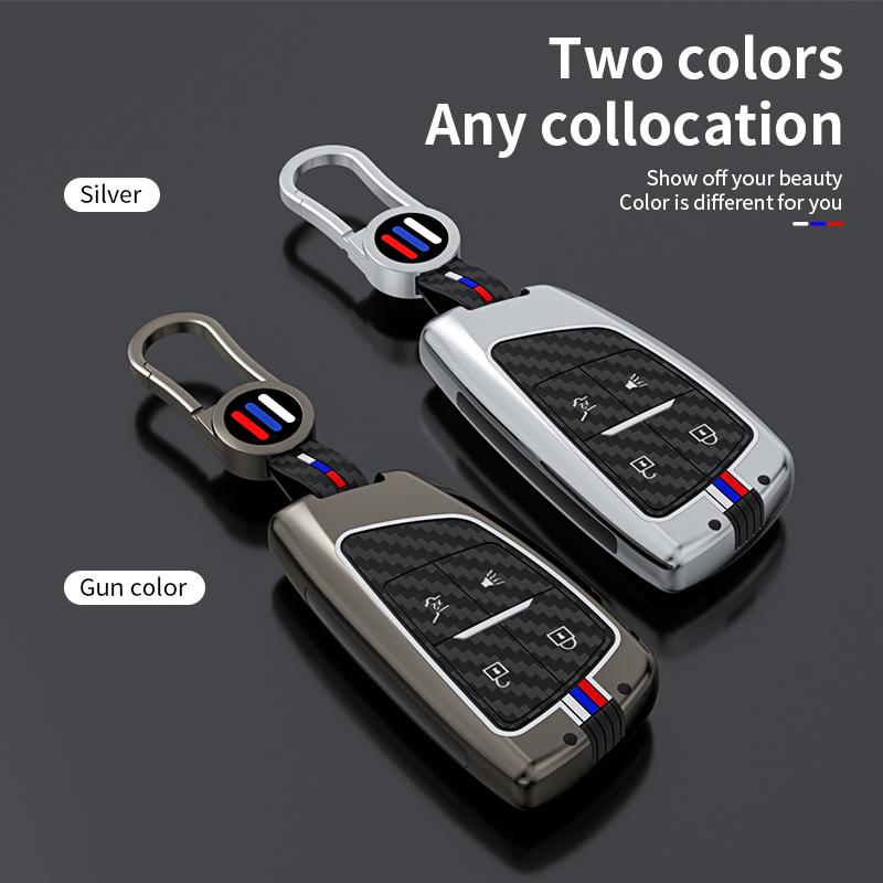 Car Flip Key Case Cover For Buick Envision For Chevrolet Silverado Suburban Tahoe Sierra 1500 Yukon Car Interior Accessories