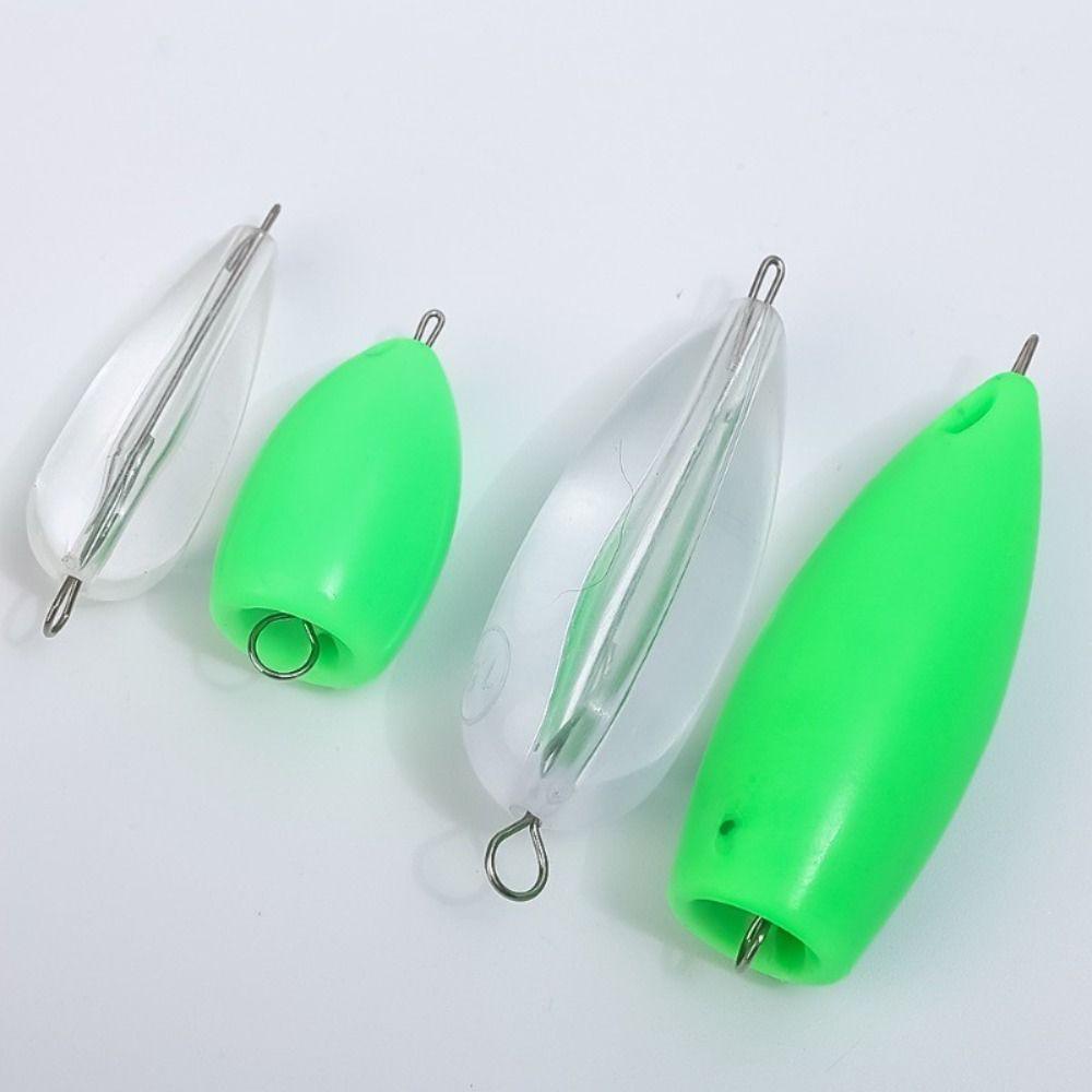 10Pcs 3.2g/7.5g New Silicone Fly Fishing Lure Sinking-down Transparent Casting Aids Fishing Tools Buoy